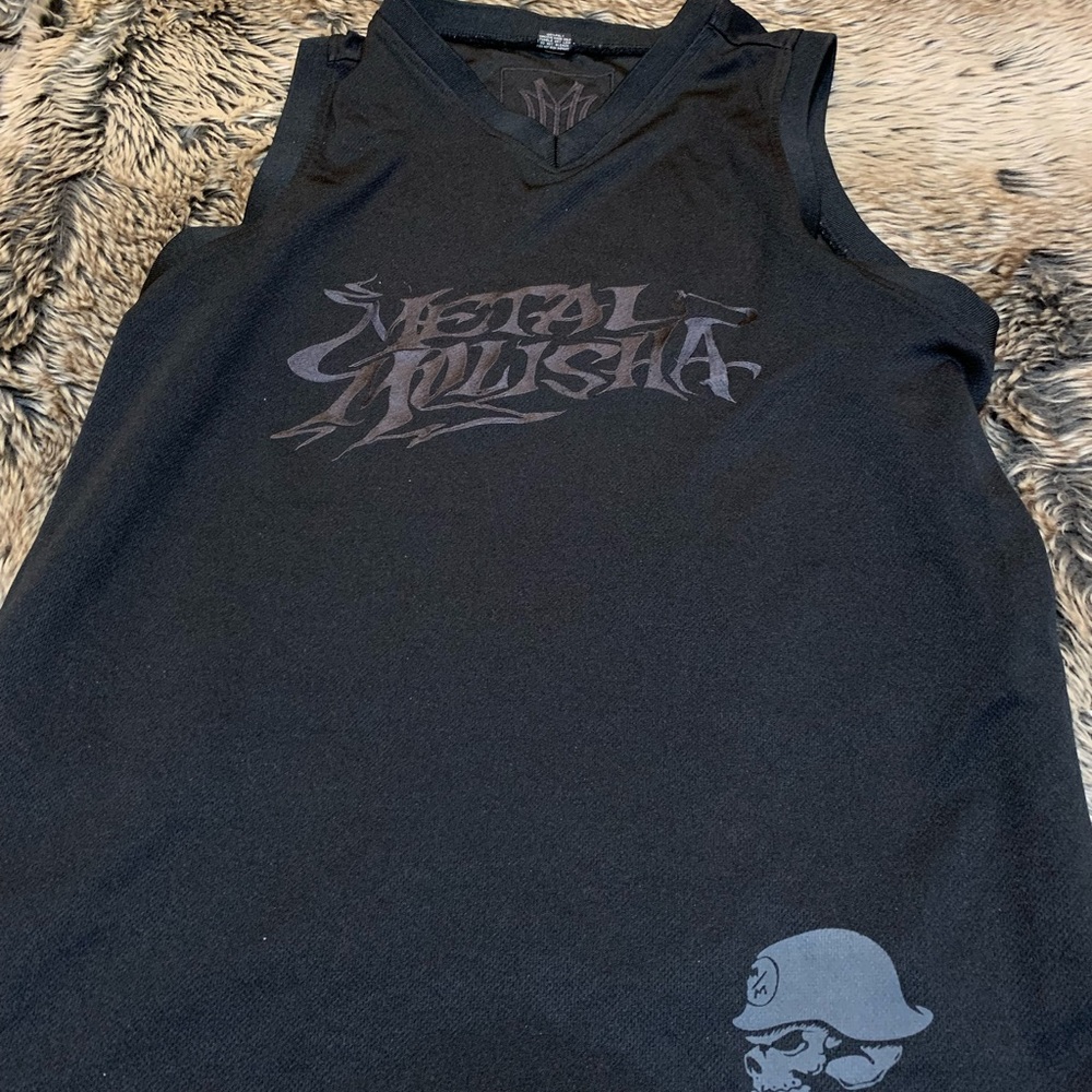 Metal Mulisha Muscle Tank Top Vintage 
Embroidered Black Size XL
